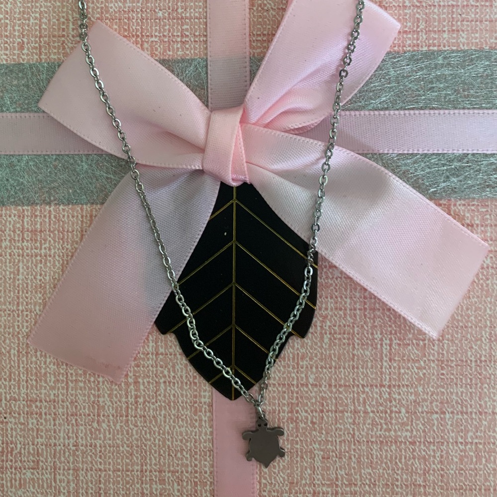 Stainless Steel mini turtle Necklace